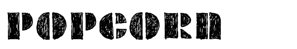 Popcorn font preview